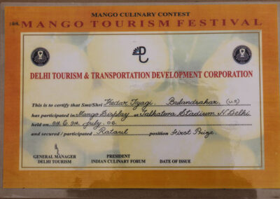 First Position at Mango Festival 2006