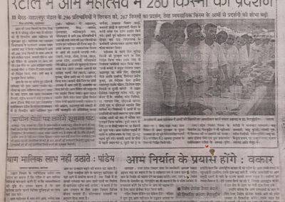 Newspaper Coverage for Award Winning Mango